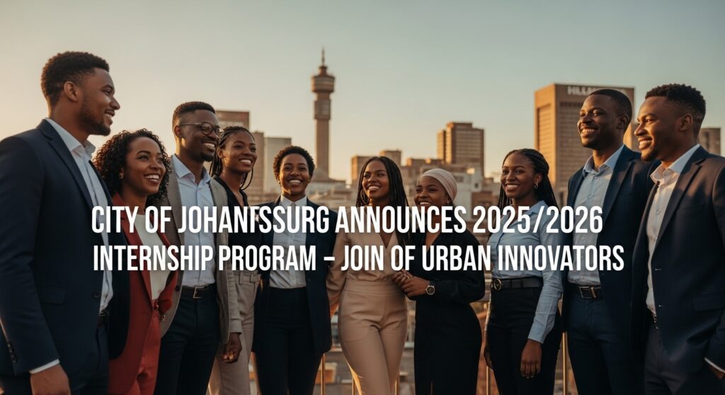City of Johannesburg Internship applications