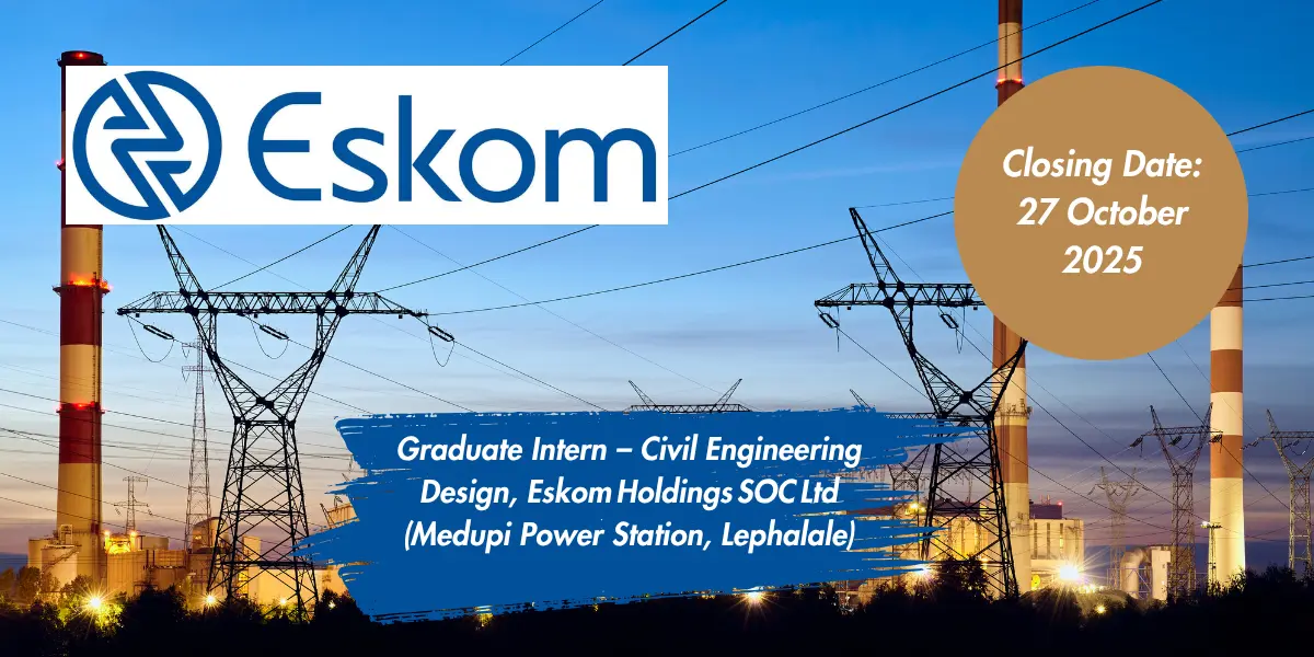 open Eskom Learner Intern Grad Engineering applications