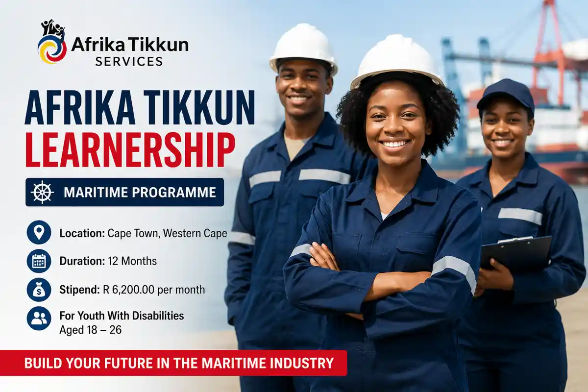 Afrika Tikkun Learnership 2026 applications are now open