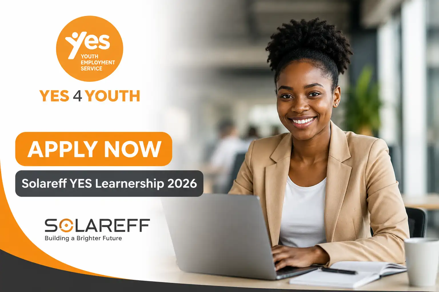 olareff YES Learnership programme offers an opportunity for eligible young South Africans