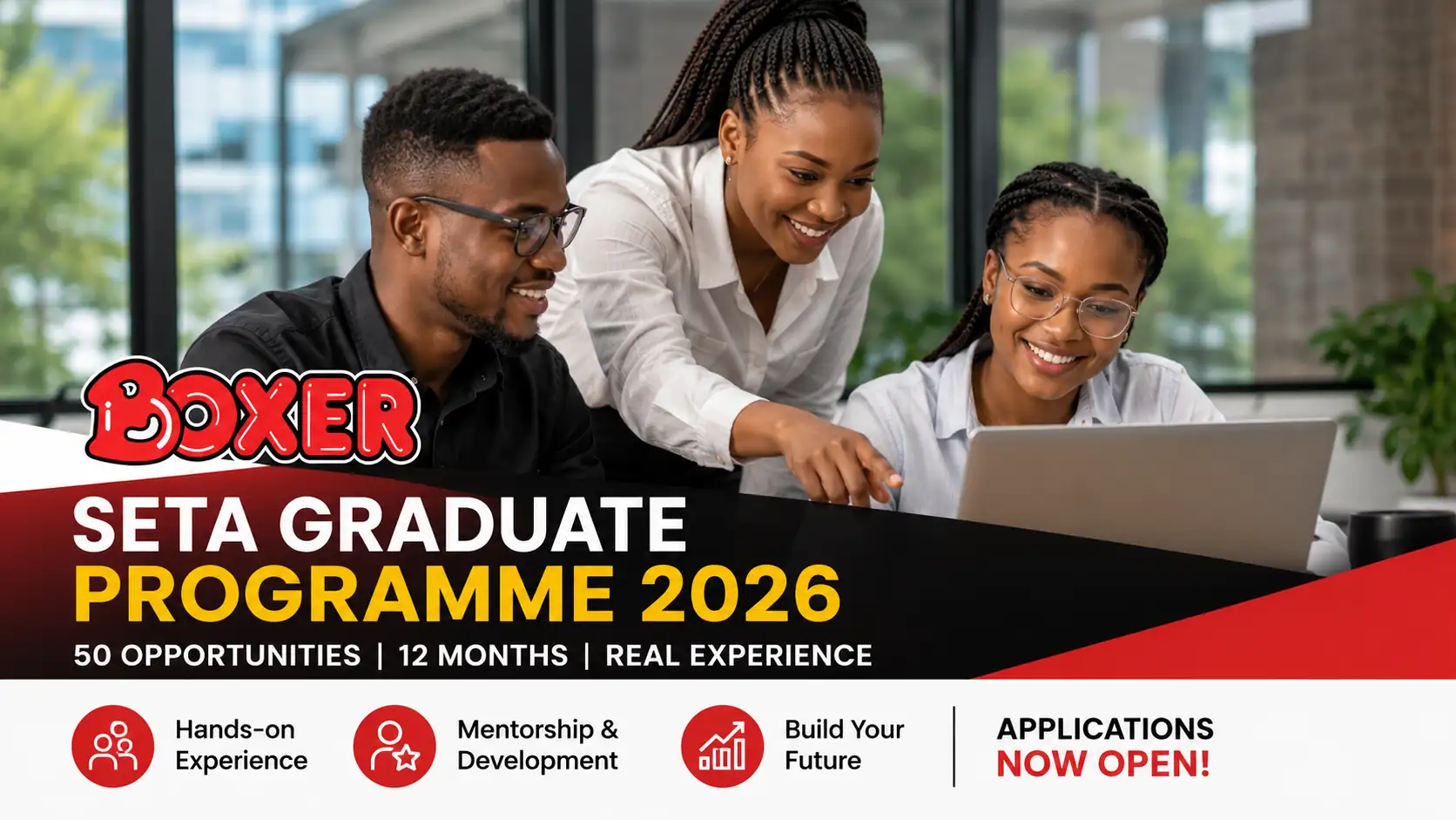 Boxer SETA Graduate Programme 2026 applications are now open for 50 unemployed South African graduates