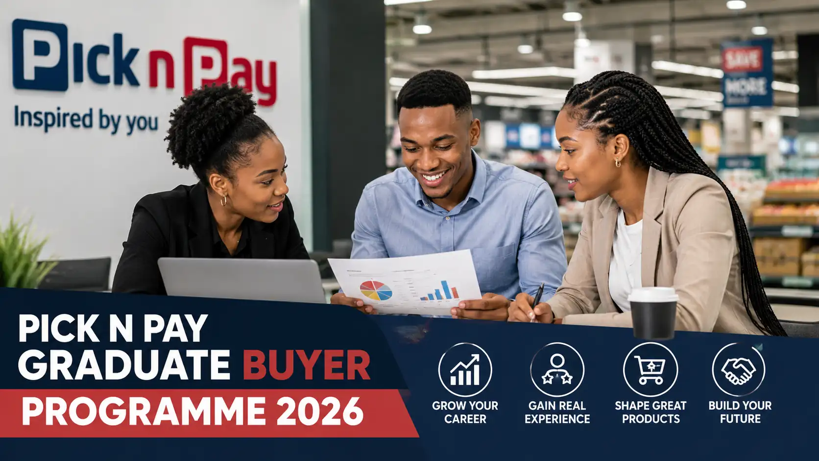 Pick n Pay Graduate Buyer Internship Programme offers practical responsibility from an early stage, allowing graduates to gain experience while contributing to meaningful business activities.