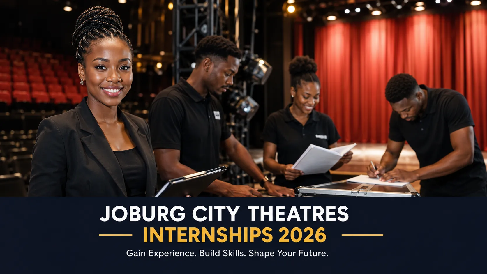 Joburg City Theatres Internships 2026 offer a monthly stipend